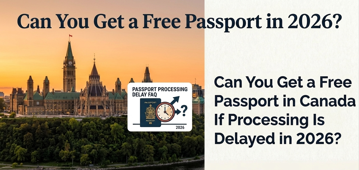 Can You Get a Free Passport in Canada If Processing Is Delayed in 2026?